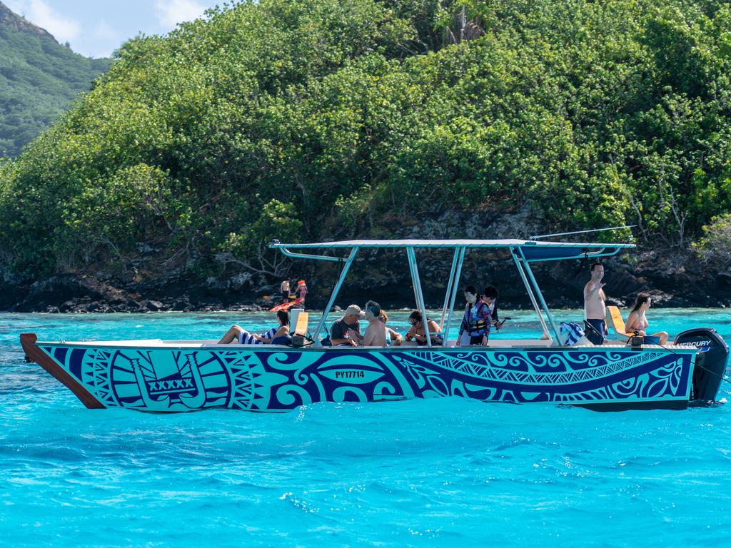 An excursion at Bora Bora. Picture: Aranui Cruises/Roberto Serrini