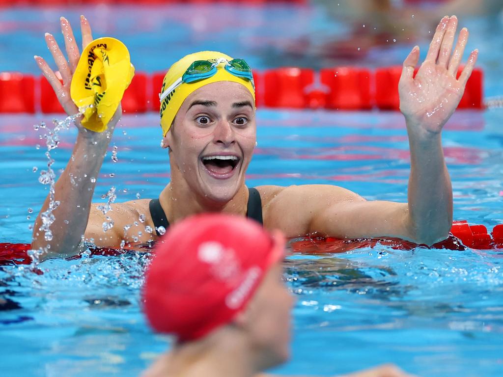 Kaylee McKeown does it again in the 200 metres backstroke. Picture: Quinn Rooney/Getty Images