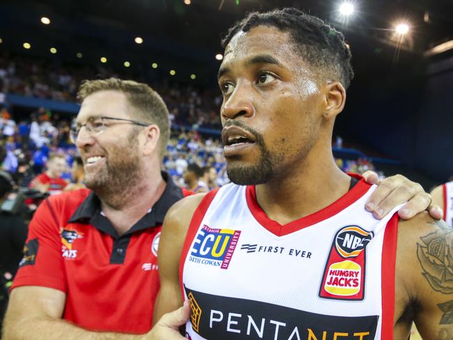 Former Perth coach Trevor Gleeson remains close with Wildcats legend Bryce Cotton. Picture: AAP