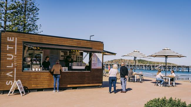 From the end of April Salute Espresso will no longer operate at the Coffs Harbour Jetty. The kiosk will be taken over by The Hub. Photo: Jay Black