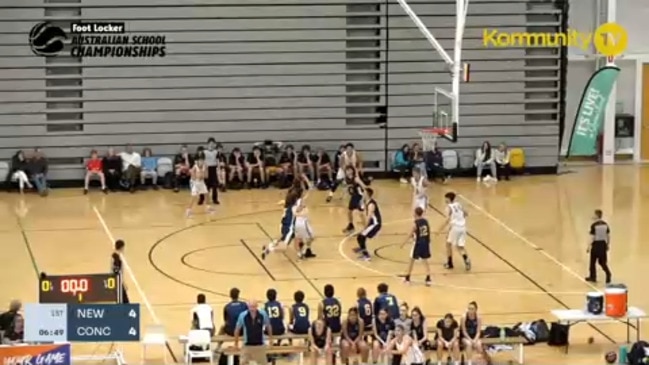 Replay: Basketball Australia School Championships Day 4 - Men's CF - Newington College v Concordia College