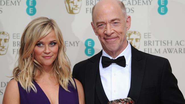 Winners and losers ... Wild star Reese Witherspoon will likely walk home empty-handed, but JK Simmons is the favourite to win in his category for Whiplash. Picture: Getty Images