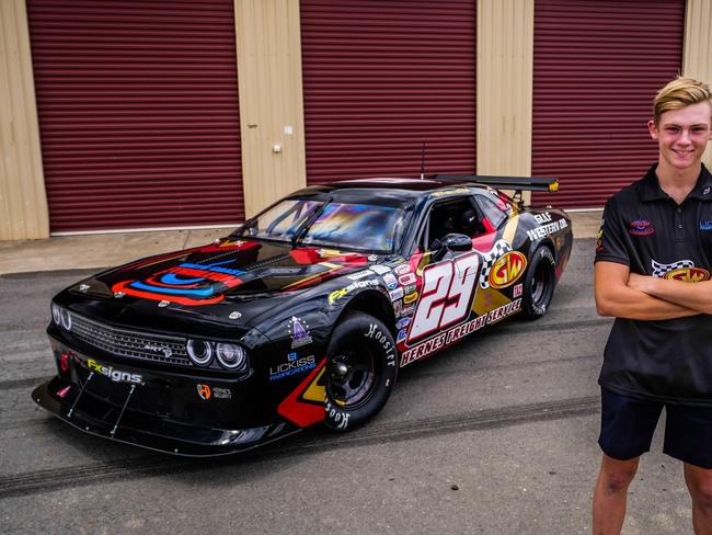 MUSCLE UP: Lismore-born Nathan Herne raced at Bathurst as part of the Aussie Tin Tops category.