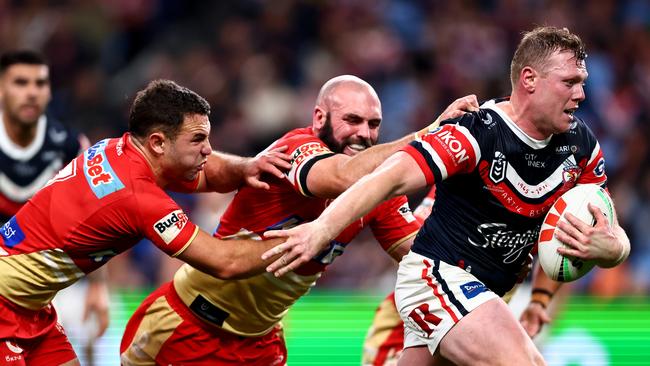 Drew Hutchison starred in the Roosters’ win. Picture: Jeremy Ng/Getty Images