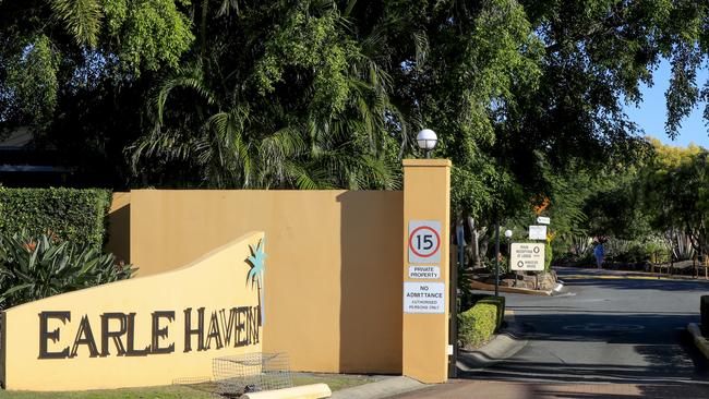 The Earle Haven Nursing Home following its closure on the Gold Coast in July 2019. Residents from the retirement home were removed from the facility which has reportedly gone into administration. (AAP Image/Tim Marsden)