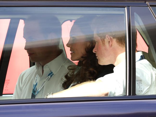 Prince Harry used to go everywhere with Prince William and Kate. Picture: Adam Head