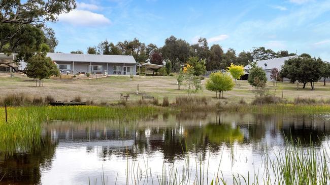 House values in Kyneton (pictured) have gone up 13.8 per cent over the past year.