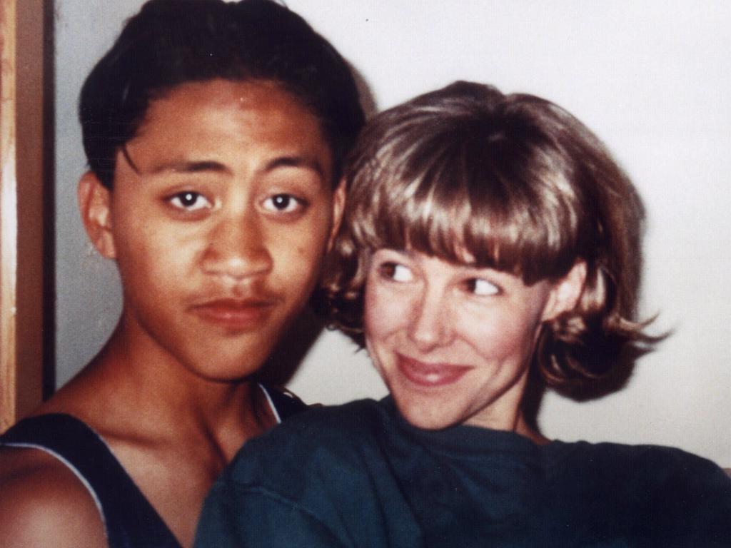 Vili Fualaau with lover and teacher Mary Kay Letourneau who went to prison on charges of rape over the underage sex relationship.