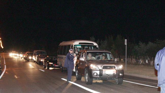 JUNE 09, 2006: Police at the scene on The Spit where Pita William Wilson was shot.