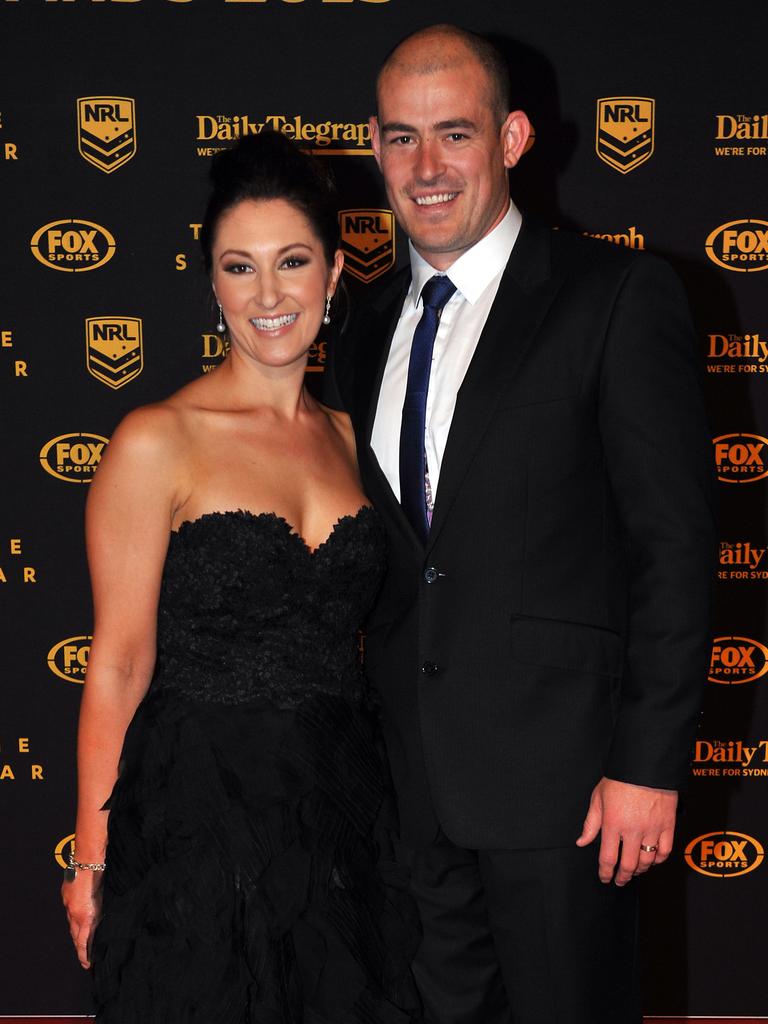 Terry Campese and his former wife. Picture: Paul Miller