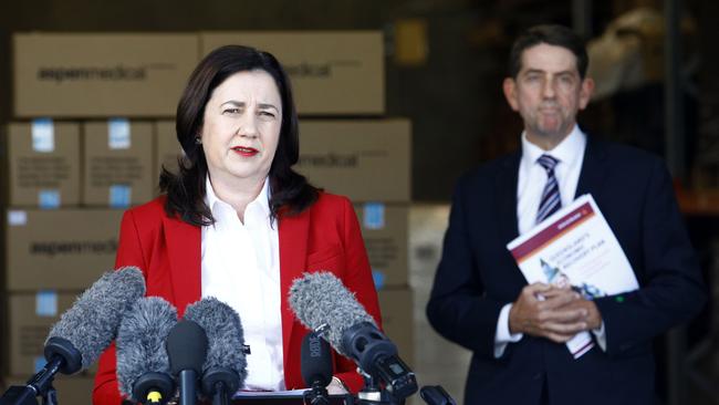 As Annastacia Palaszczuk readies for the October 31 state election, it can be revealed her office has spent more than $528,000 on corona­virus polling in the past few months. Picture: Picture: NCA NewsWire/Tertius Pickard