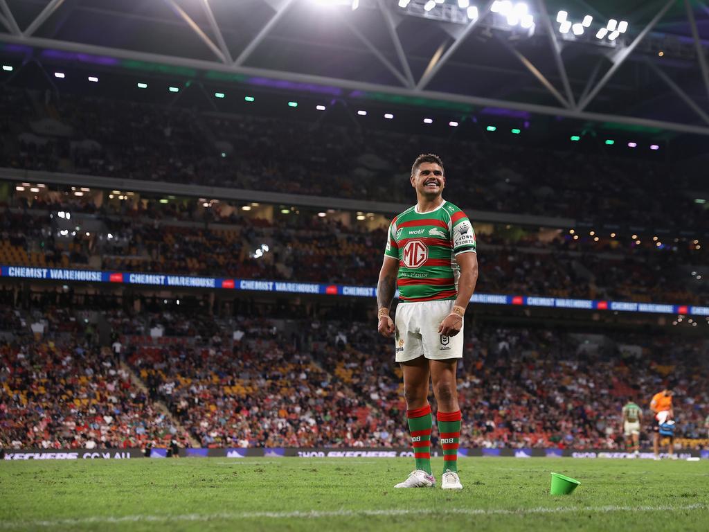 Latrell Mitchell is a talented, but erratic, kicker. Picker: Getty Images