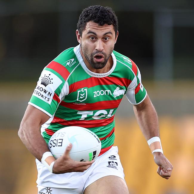 Alex Johnston of the Rabbitohs had his best ever KFC SuperCoach season in 2021. Photo: Mark Kolbe/Getty Images