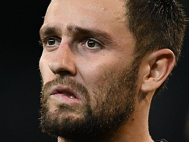 MELBOURNE, AUSTRALIA - APRIL 22: Jack Gunston of the Hawks looks dejected after losing the round 5 AFL match between Hawthorn and Geelong at Melbourne Cricket Ground on April 22, 2019 in Melbourne, Australia. (Photo by Quinn Rooney/Getty Images)