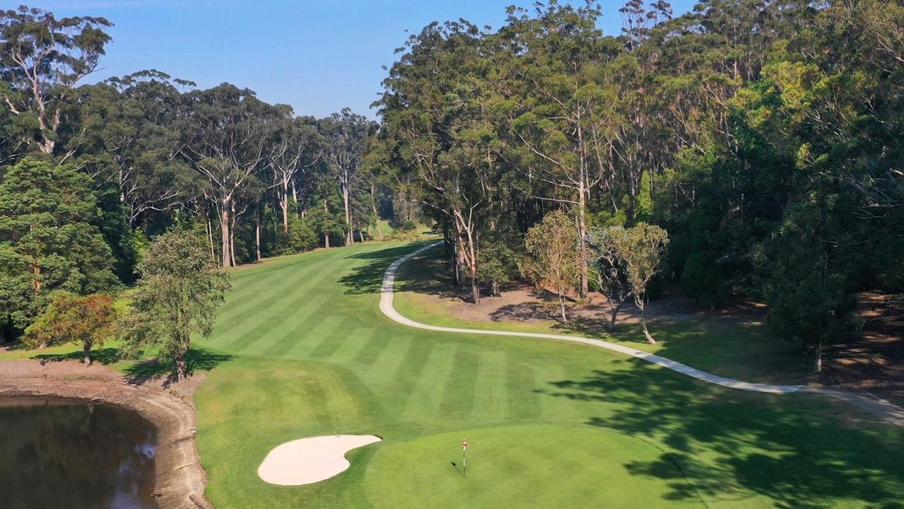 A golfer in his 50s died at Mollymook Golf Club when a tree branch fell on his head. Picture: Facebook