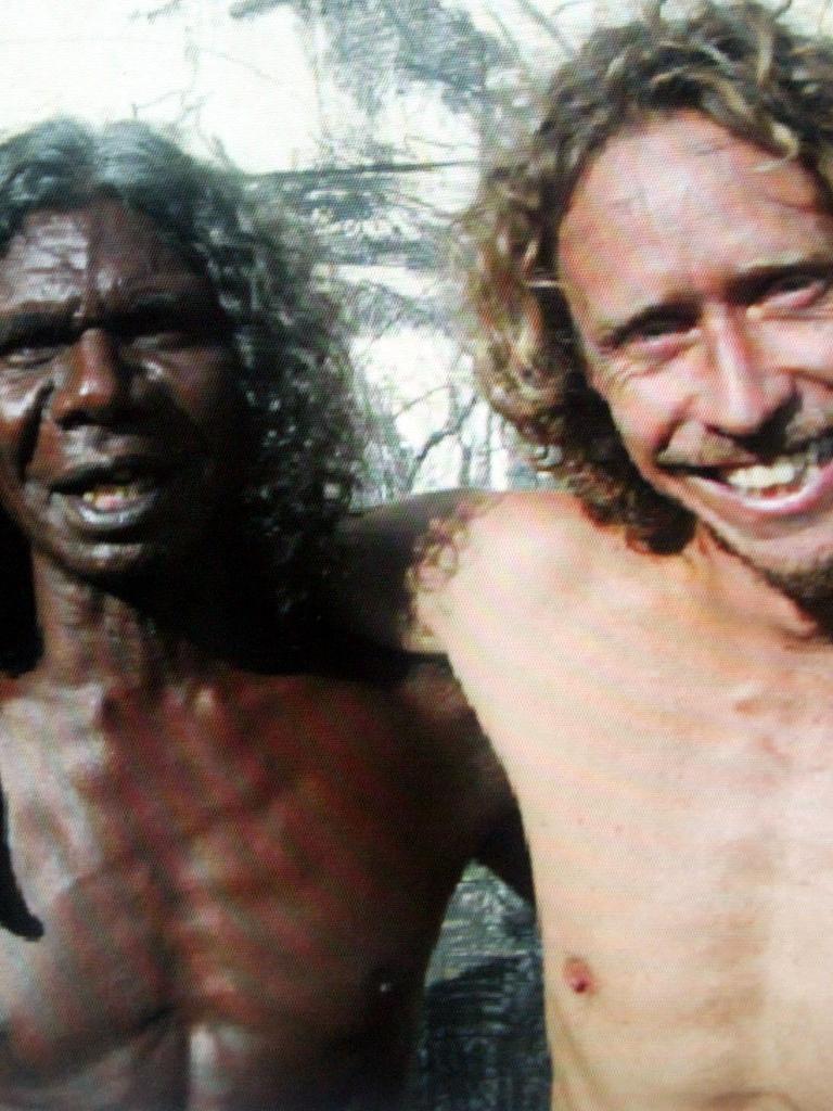 Craig Ruddy and David Gulpilil.