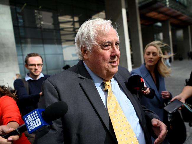 Clive Palmer has had his legal battles. Picture: NCA NewsWire / Dan Peled