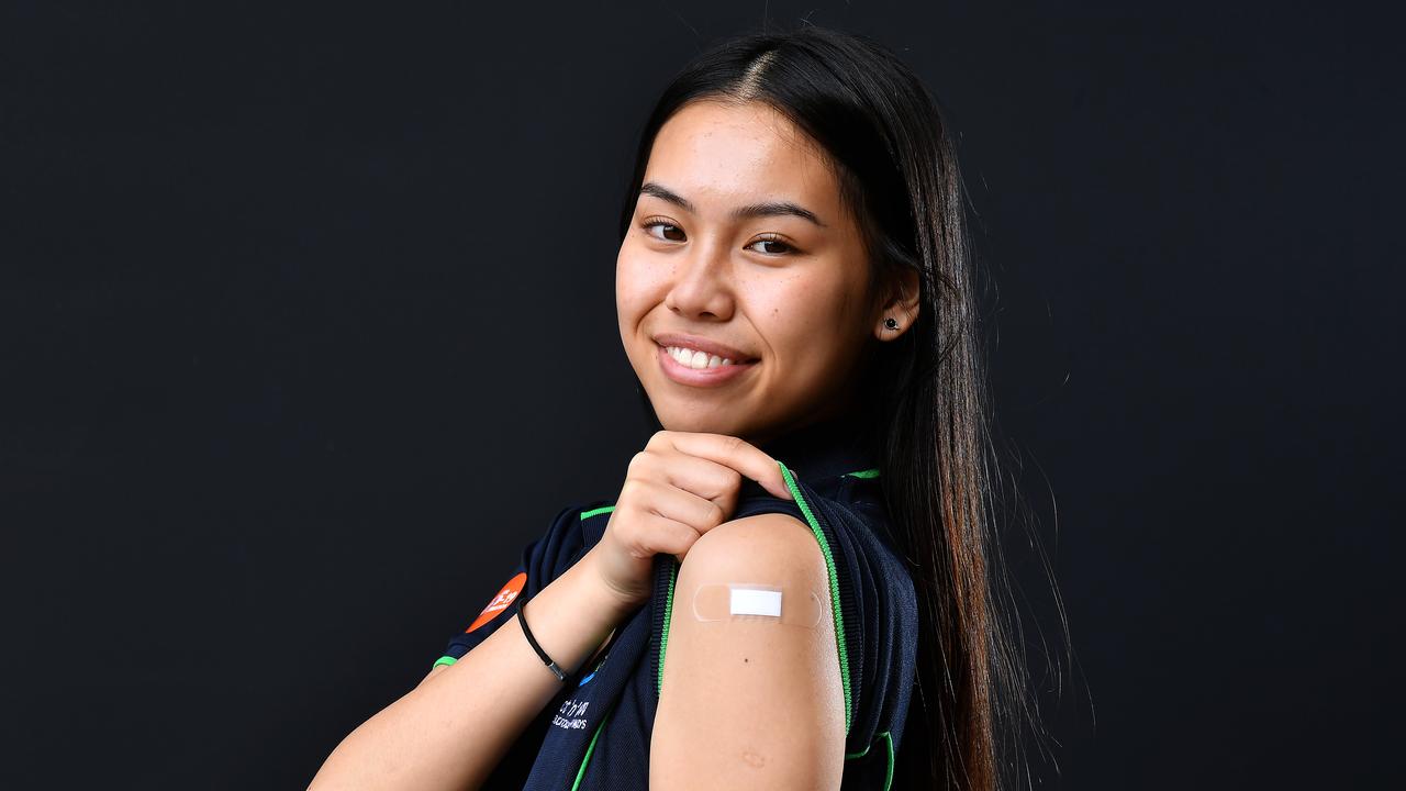 Stephanie Tran is a double vaccinated Logan resident. Picture, John Gass