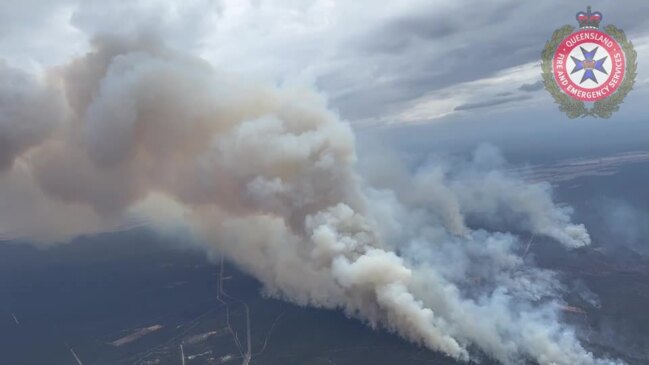 FIRES BURNING ON DARLING DOWNS