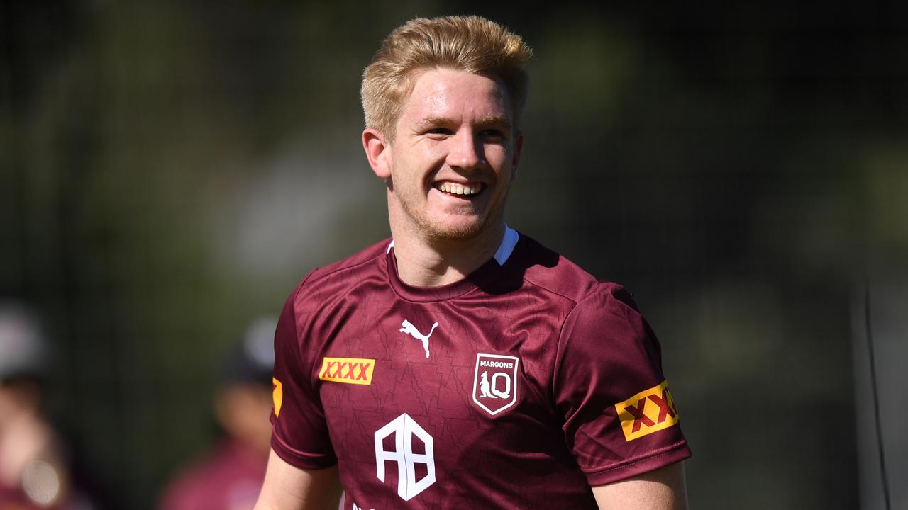 Tom Dearden got his chance for the Maroons after Cameron Munster was ruled out with Covid. Picture: NRL Imagery