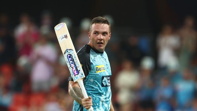 Josh Brown leaves the field after his stunning knock. (Photo by Chris Hyde/Getty Images)