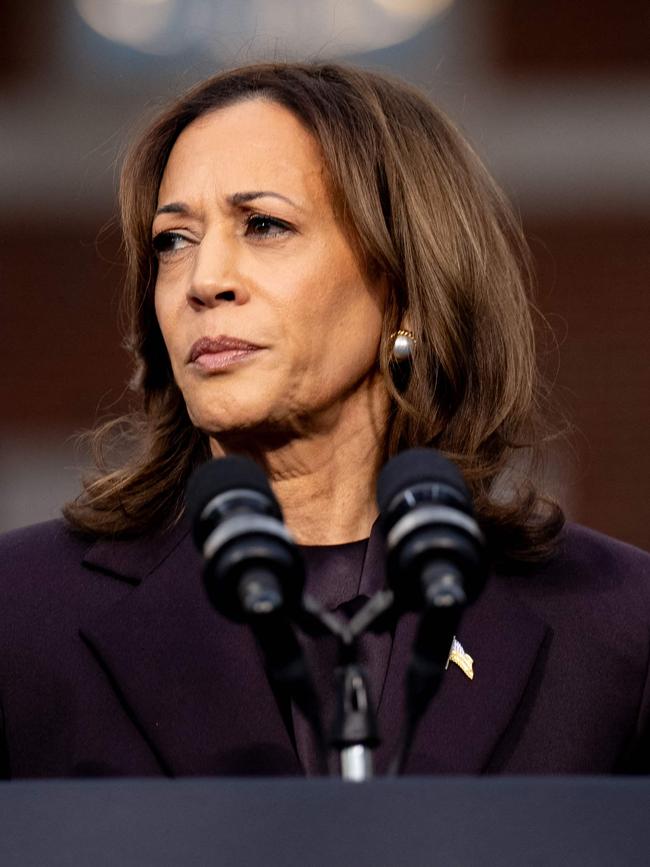 Fewer females voted for Ms Harris than they did for former President Joe Biden. Picture: Andrew Harnik/Getty Images via AFP