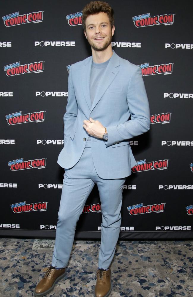 Jack Quaid had his breakout role in 2019 with the satirical superhero series The Boys, before scoring a role in Oppenheimer. Picture: Santiago Felipe/Getty Images for Paramount+