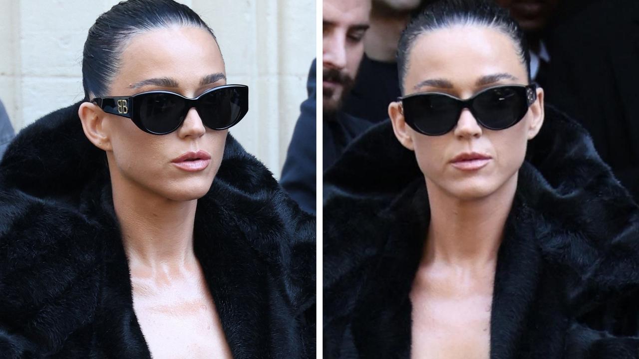 Katy Perry steps out topless in Paris