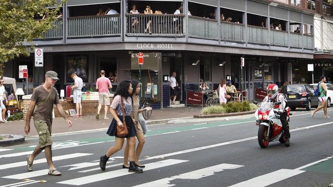 A generic photo of Crown Street in Surry Hills.