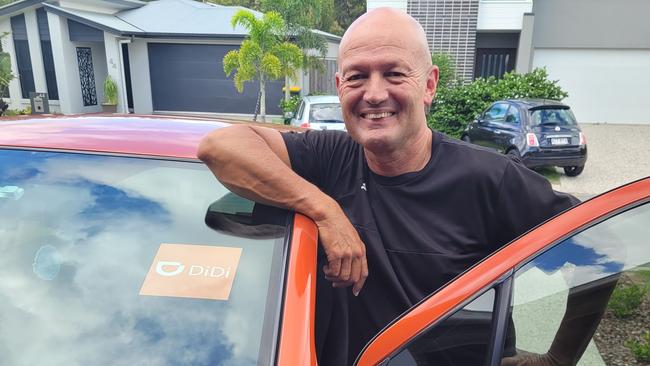 Sippy Downs resident and DiDi driver Emanuel Stefas was pleased the company launched DiDi delivery in the area.