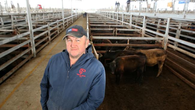 James Douglas from Peterborough, pictured at Mortlake cattle market. Picture: Yuri Kouzmin