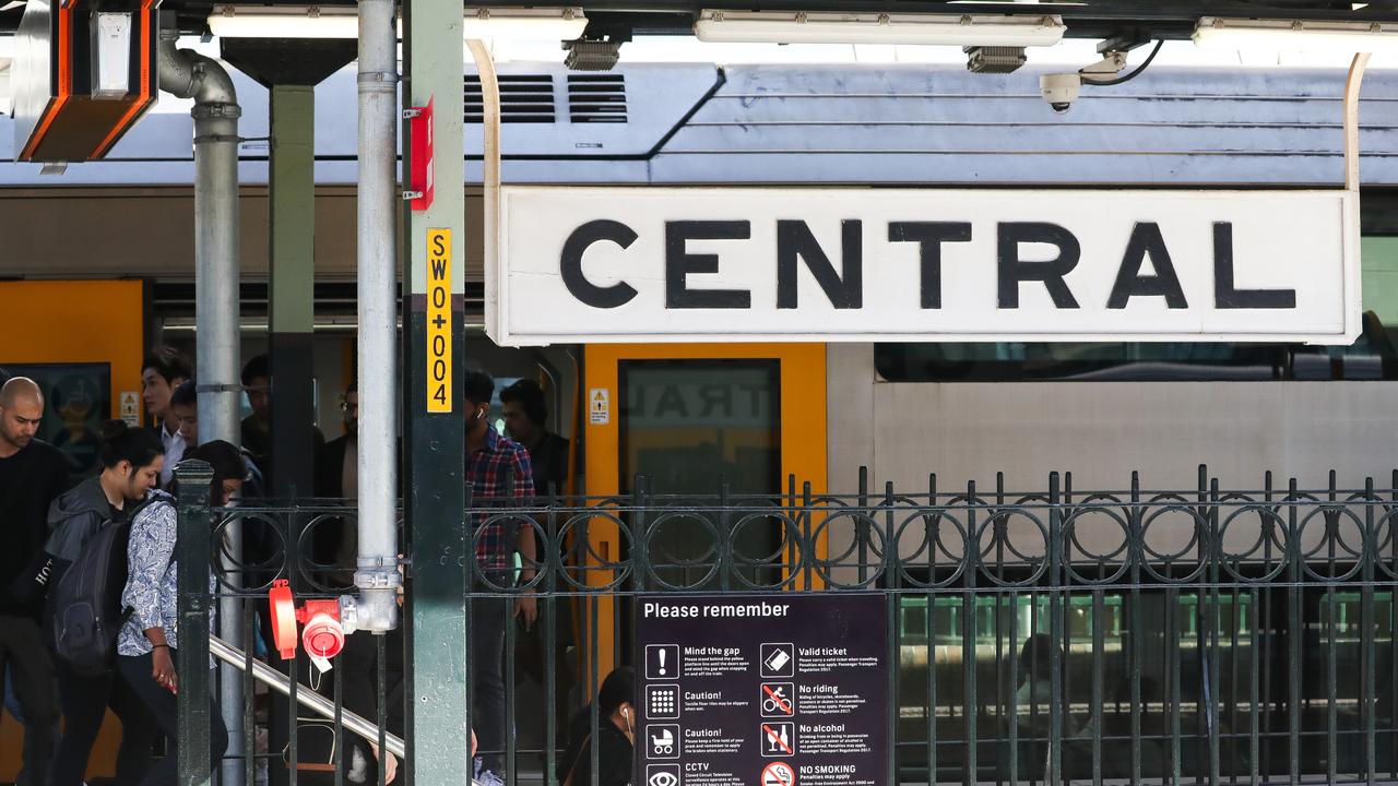 Sydney’s rail network was running close to schedule as of 6.30am on Tuesday. Picture: NewsWire/ Gaye Gerard