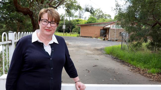 Councillor Lisa Lake outside the old Scout Hall in Pendle Hill in March 2019. Picture: Angelo Velardo