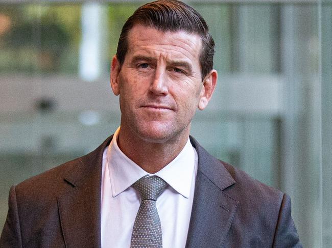 SYDNEY, AUSTRALIA - NewsWire Photos May 05, 2022: Ben Roberts-Smith leaves the Supreme Court in Sydney. Picture: NCA NewsWire / Christian Gilles