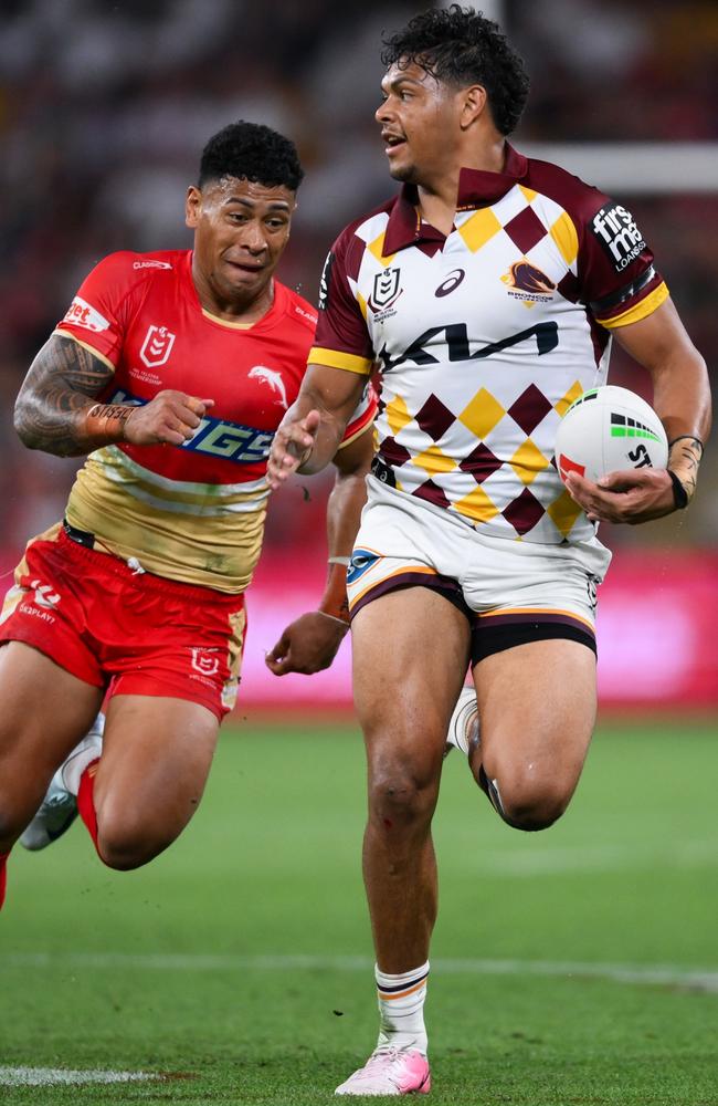 The Broncos are moving to take Selwyn Cobbo off the market. Picture: NRL Photos