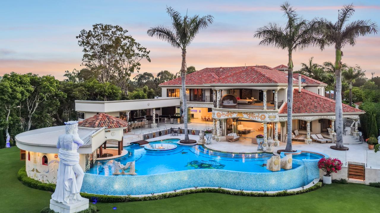 The Candyman mansion at 36 River Cove Place, Helensvale was on the market for more than a year.