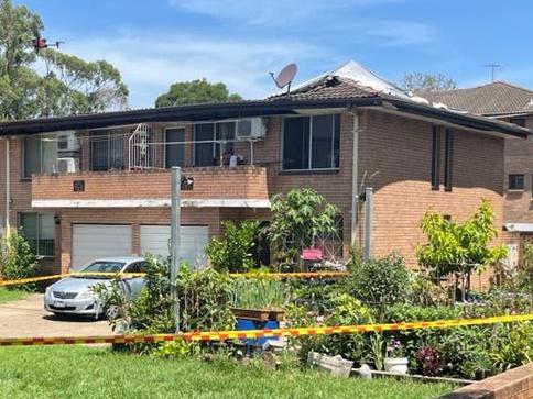 Myall St, Cabramatta roof collapse. Picture: FRNSW