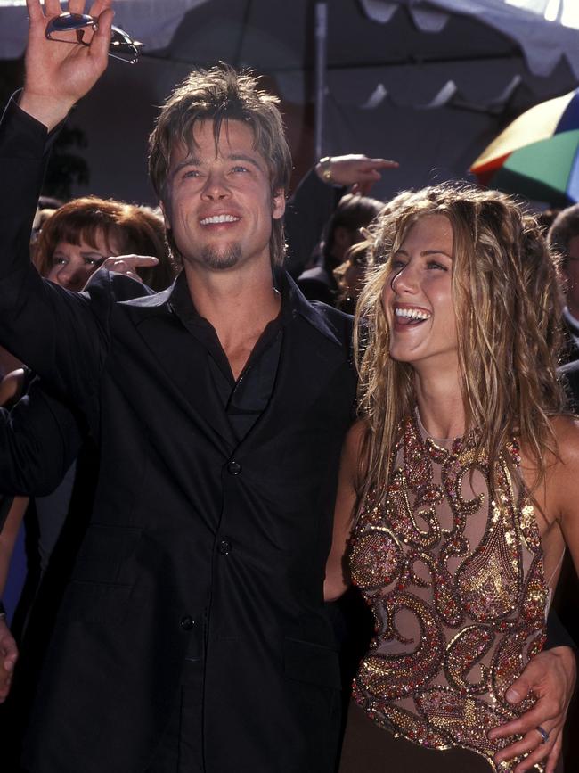 Pitt and Aniston in 1999. Picture: Ron Galella, Ltd./WireImage