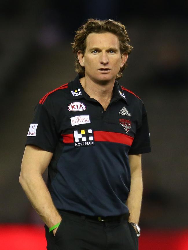 Former Essendon coach James Hird called the AFL a “pack of f---ing lying pr---s” in the recording. Picture: Scott Barbour/Getty