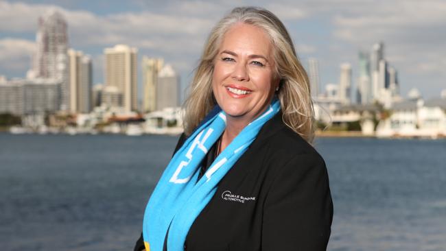 Gold Coast Titans owner Rebecca Frizelle: “The Spit masterplan does seem to be taking too long. It is critical to know the outcome, we need to know what the masterplan is going to look like so we can start attracting appropriate businesses.” Picture Glenn Hampson