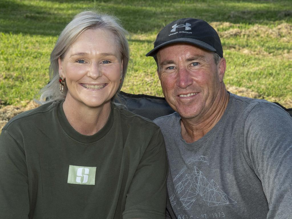 Meg and Joe Chapman. Triple M Mayoral Carols by Candlelight. Sunday 8th December, 2024. Picture: Nev Madsen.