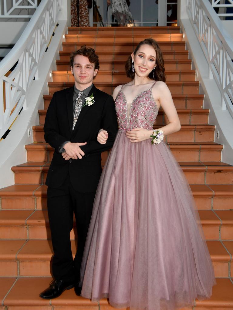 ANNANDALE CHRISTIAN COLLEGE school formal 2022 at Ridges Southbank. Tyler Bevis and Serafina Lewis. Picture: Evan Morgan