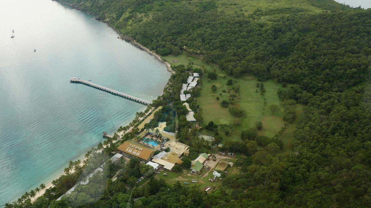 The original South Molle Island Resort as seen from above. Picture: Paul Burfitt / Helitaxi