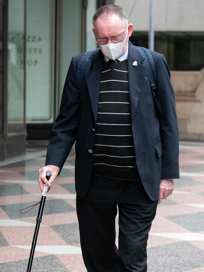 Higgins outside court. Picture: NCA NewsWire/Bianca De Marchi