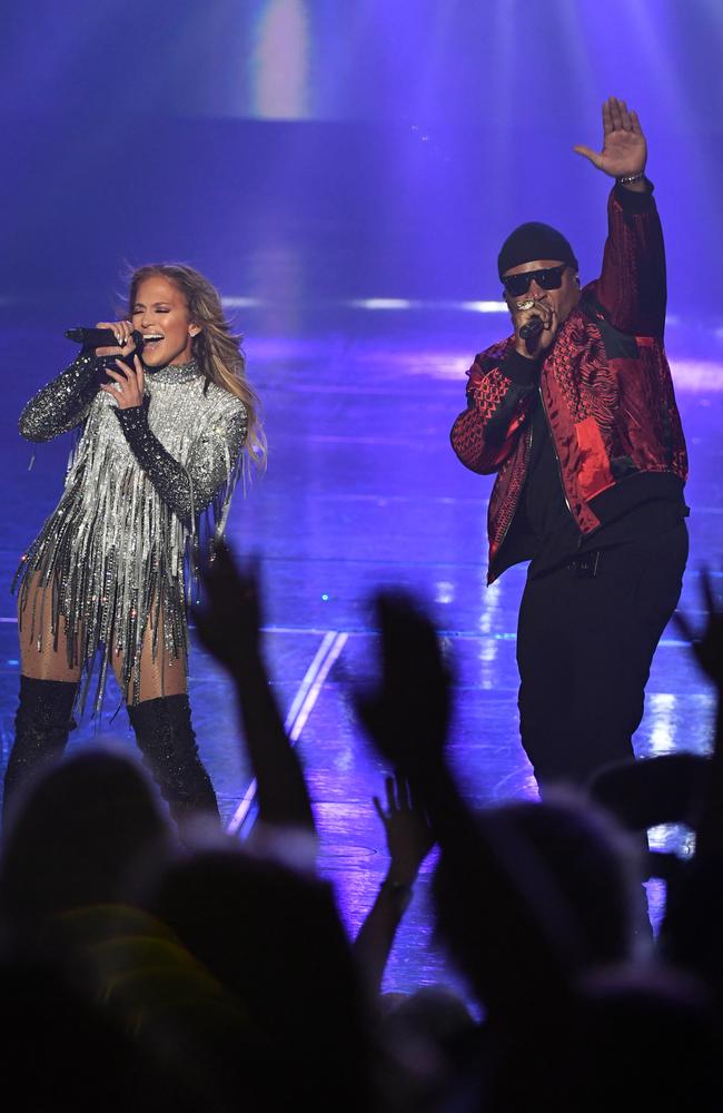 Ja Rule joined her onstage. Picture: Getty Images for Caesars Entertainment