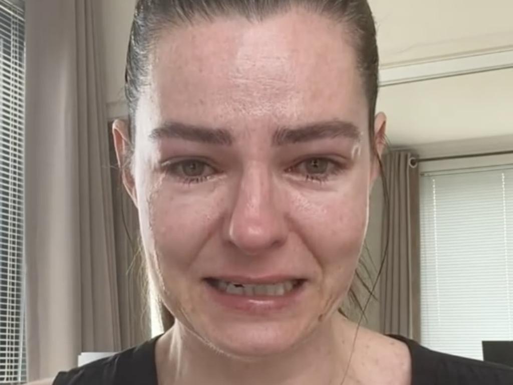 A distraught woman going through IVF has filmed her heartbreaking plea to politicians and posted it to Instagram.