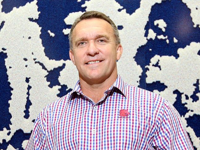 Photo at cbus Stadium of Broncos boss Paul White ahead of his appearance on ABC's Australian Story on Monday night. Photo: Richard Gosling