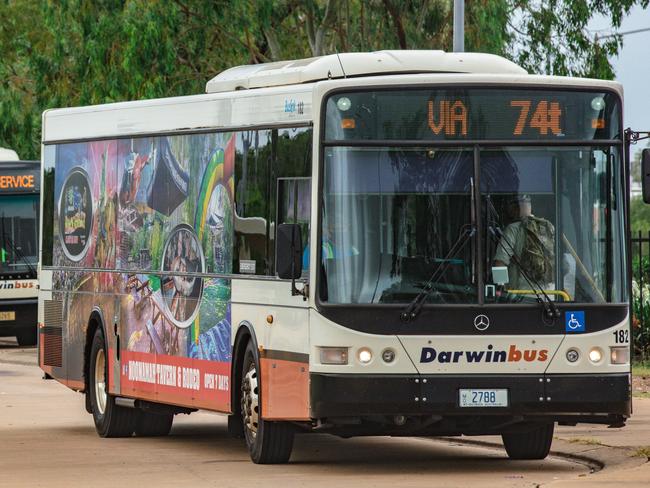 A generic photo of Darwin Busses after a damning report on the treatment of Darwin Drivers.Picture: Glenn Campbell