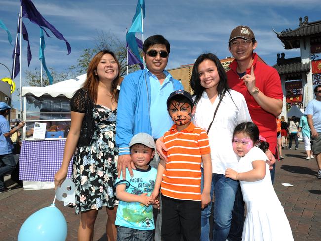 Hang Family at the Cabramatta Moon Festival.