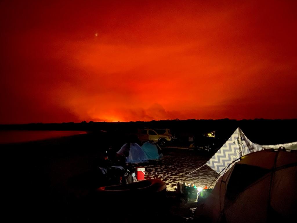 Bastion Point, Mallacoota at 1am on New Year’s Eve. Picture: Tom Haigh